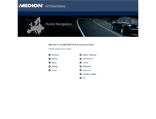 Tablet Screenshot of navigation.medion.com